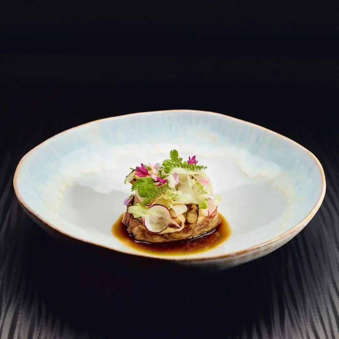 creation thumb for Fennel, daikon, radish and neck of lamb with spring herbs