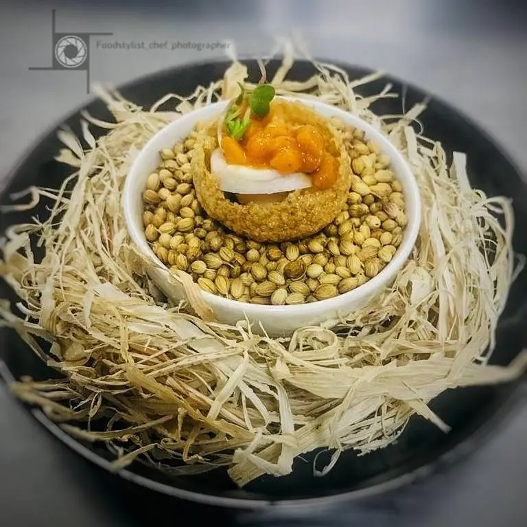 creation thumb for Foie Gras Mousse, Sous vide Lobster, Mango Chutney