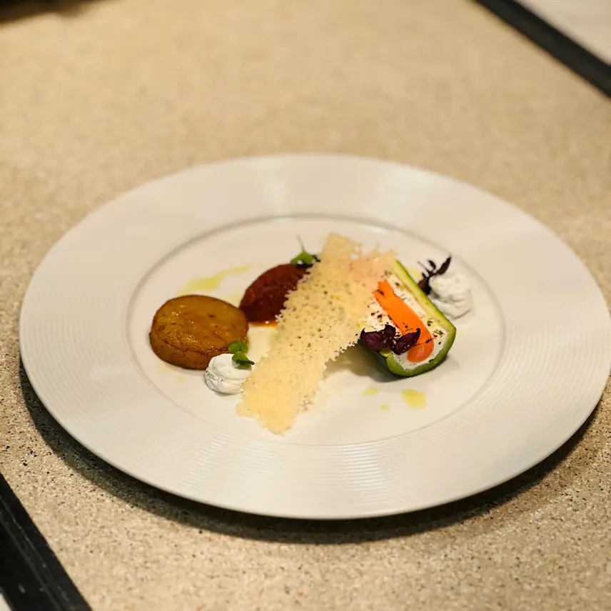 creation thumb for Feta mint, heirloom carrots, courgette