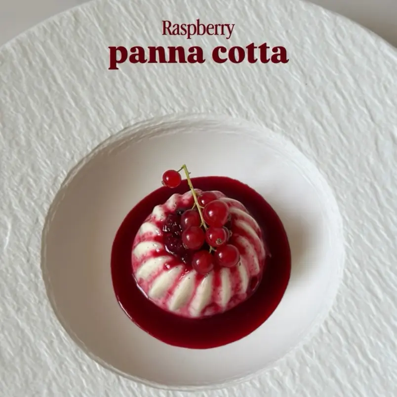 creation thumb for Raspberry Panna Cotta