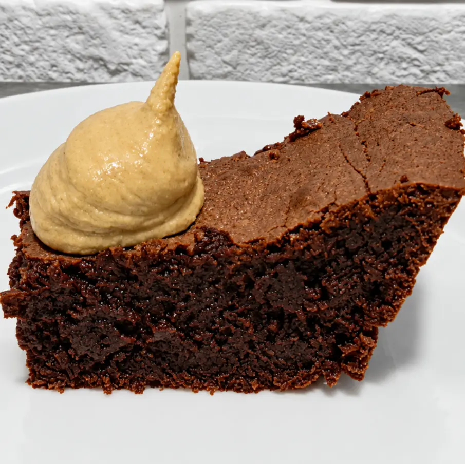creation thumb for 70% Schokoladenbrownie mit Manteiga de Garrafa