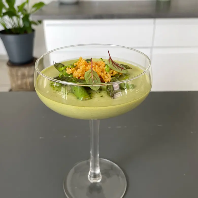 creation thumb for Panna cotta aux asperges vertes