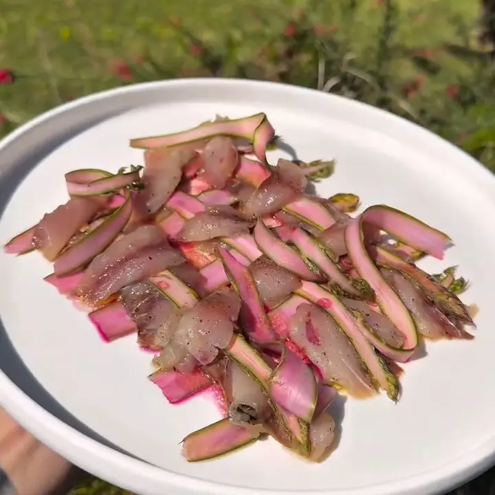 creation thumb for Pink Asparagus with Mackerel