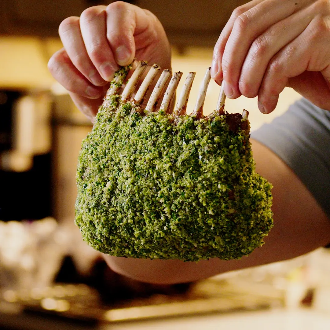 creation thumb for Herb-Crusted Rack of Lamb