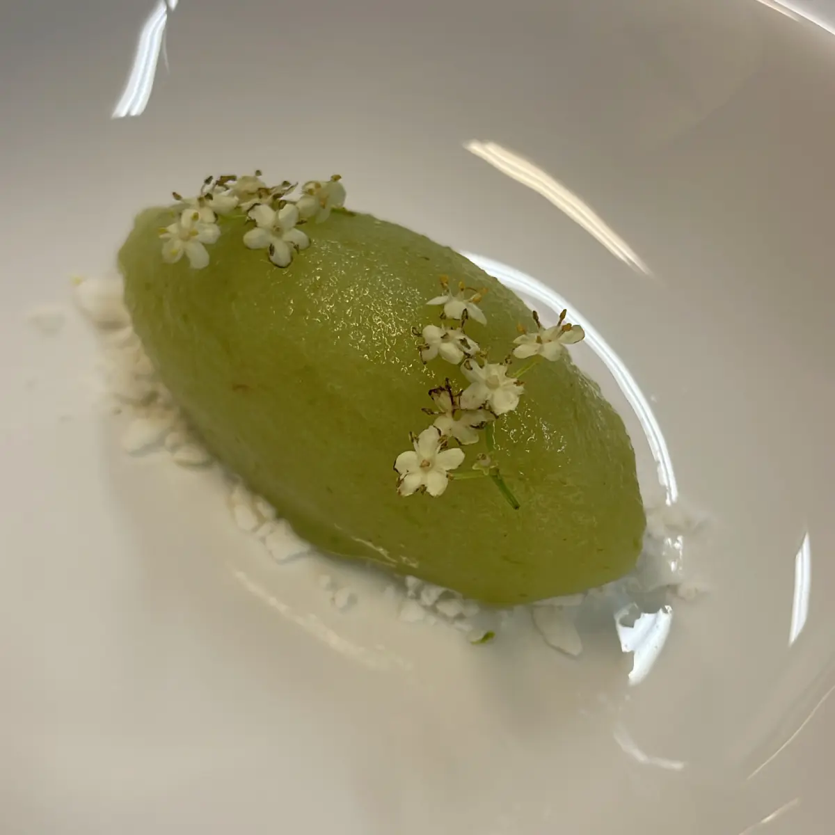 creation thumb for Green Apple and Elderflower Sorbet