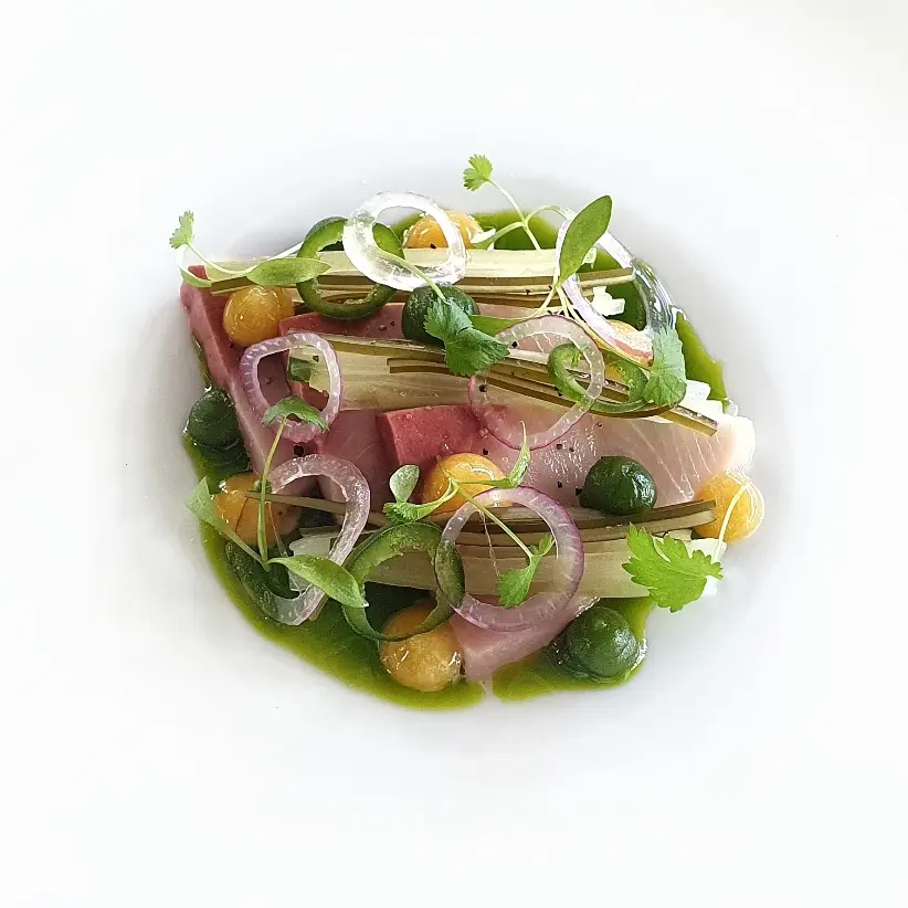 creation thumb for Hiramasa King Fish Carpaccio 