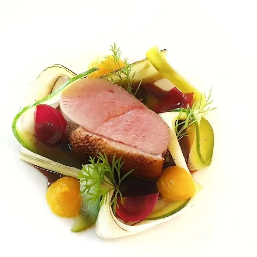 creation thumb for Pan roasted spices cured duck breast