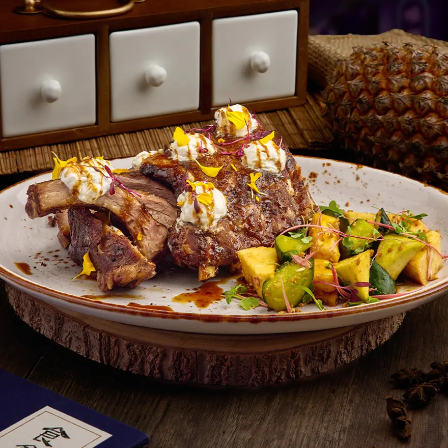 creation thumb for Rojak Inspired Iberico Pork Ribs