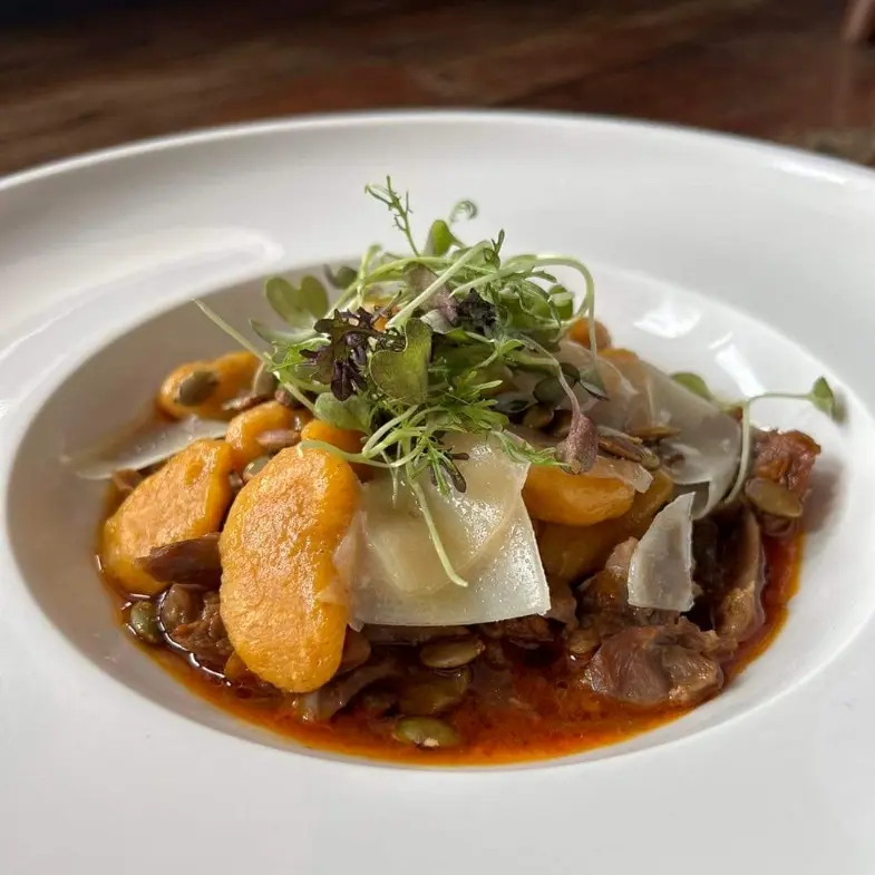 creation thumb for Pumpkin gnocchi and duck ragout