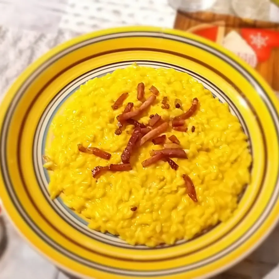 creation thumb for Risotto zucca e speck 🔝🔪