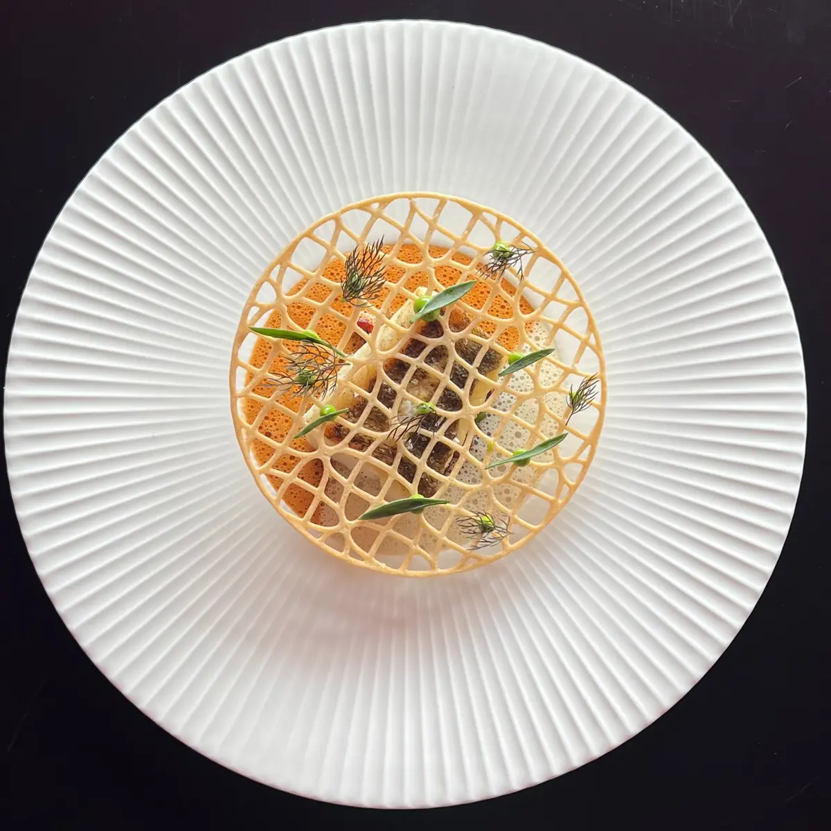 creation thumb for Pike-Perch with Cassoulet, Dashi Beurre Blanc & Goulash Jus