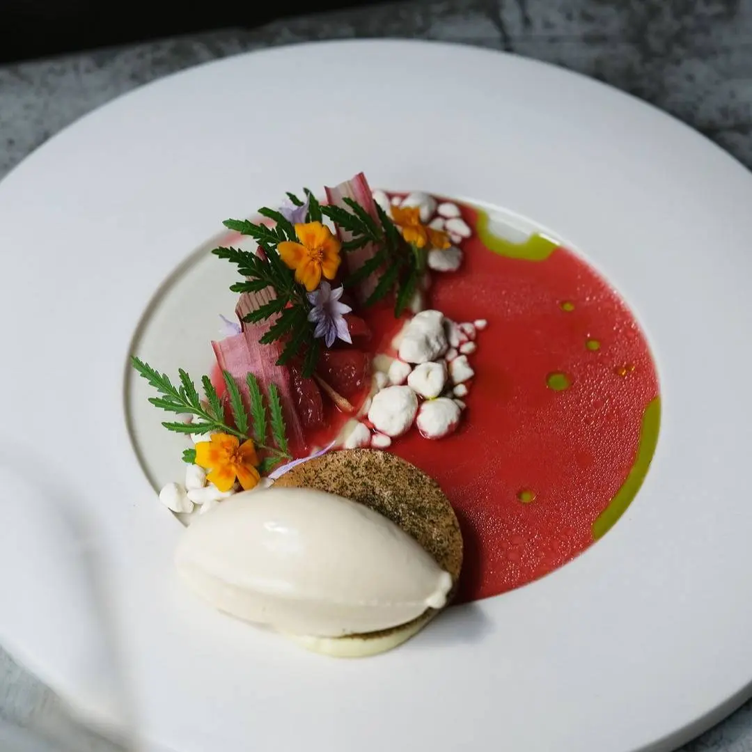 creation thumb for Rhubarb | Ginger | Curd Cheese