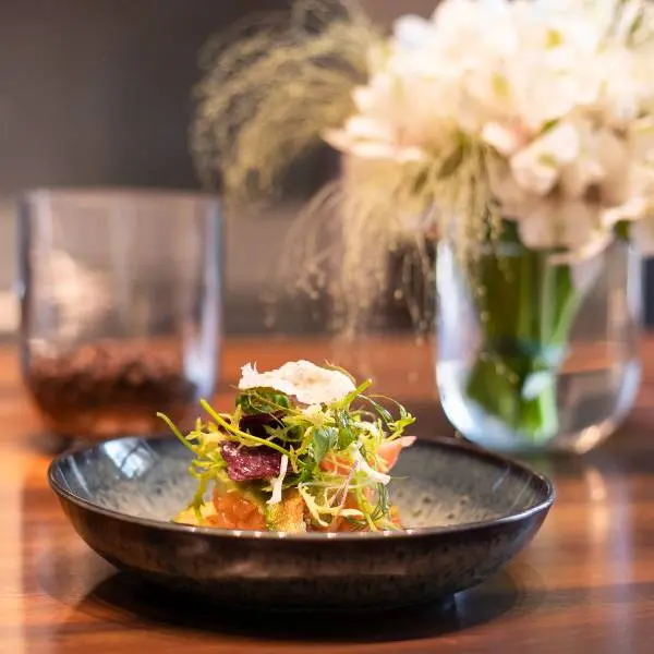 creation thumb for Salmon Tartare, Potato Rösti, Avocado, Herb Sour Cream