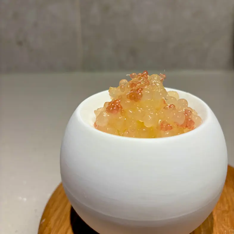creation thumb for Pink pepper - lemongrass pearls  ( Vegan)