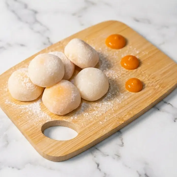 creation thumb for Papaya Mochi 🥭