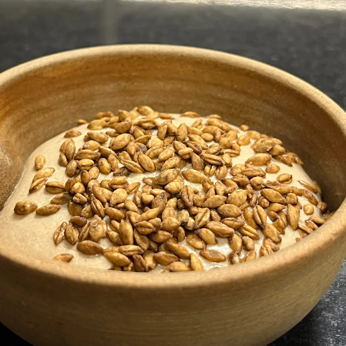creation thumb for Caramelized Puffed Spelt
