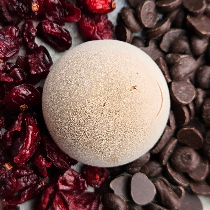 creation thumb for Fruity dark chocolate coffee mousse