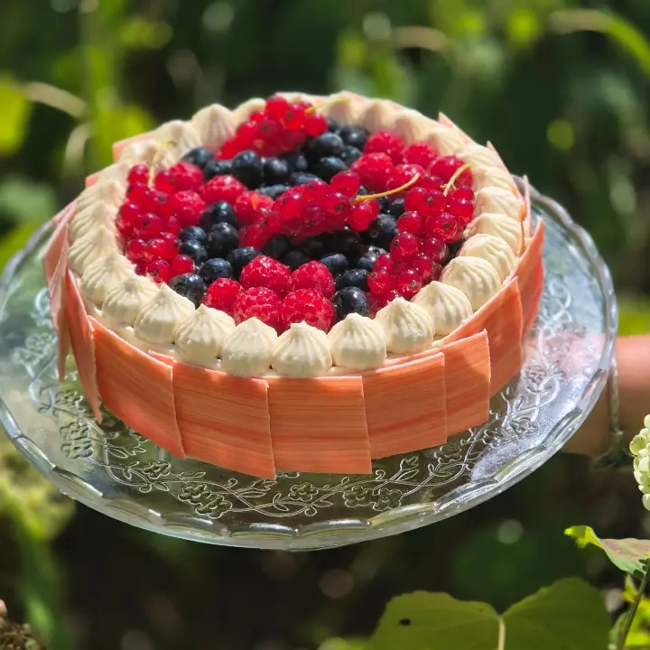 creation thumb for Red fruit almond entremet