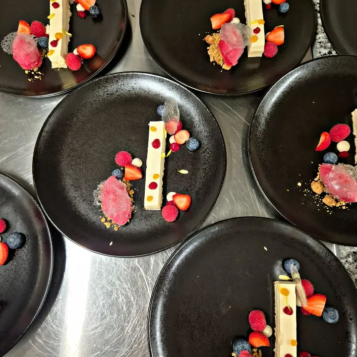 creation thumb for Vegan dessert ~ almond/rapsberry/passionfruit