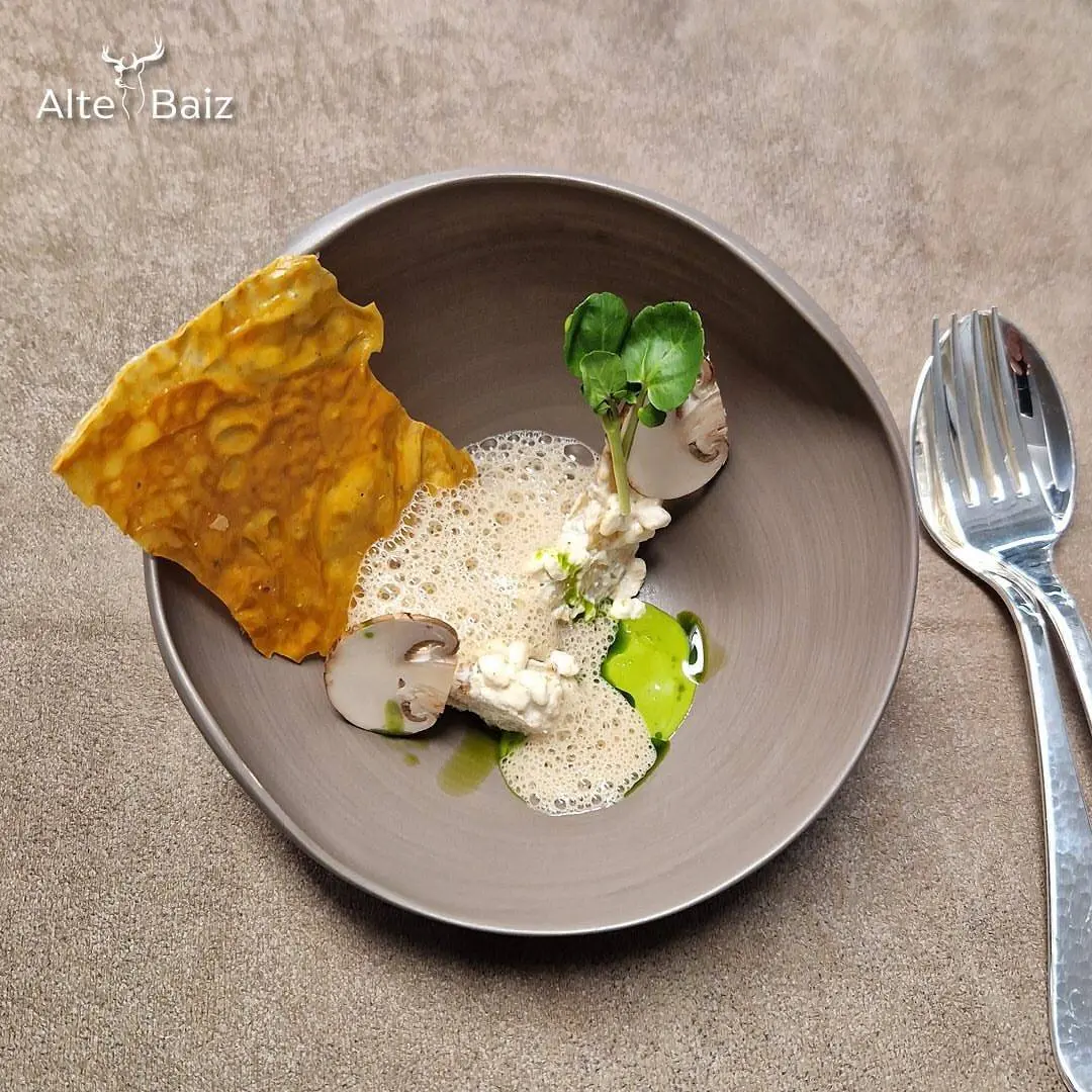 creation thumb for Artichoke Salad | Porcini Mushroom Foam | Cream Cheese