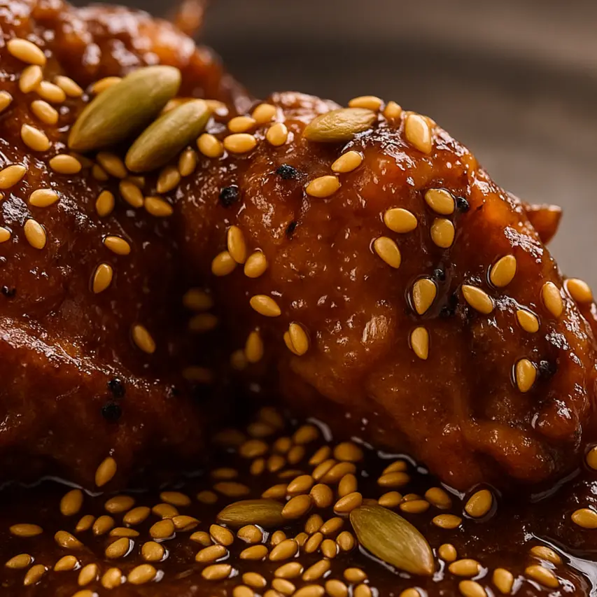 creation thumb for Glazed Pork Belly with Panela Glaze