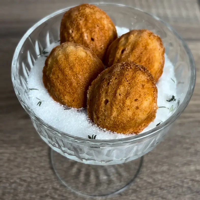 creation thumb for Brown Butter and Thyme Madeleines