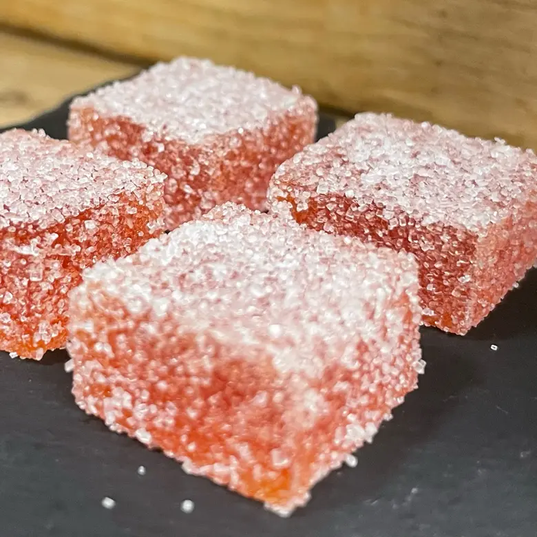 creation thumb for Blood orange and Rosemary Pate de fruit