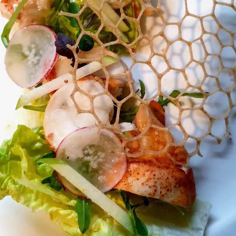 creation thumb for Lobster salad, baby gem, green apple, lime dressing
