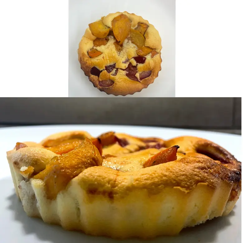 creation thumb for Sponge Cake with Cinnamon Plums & Golden Persimmon 🍊🍂