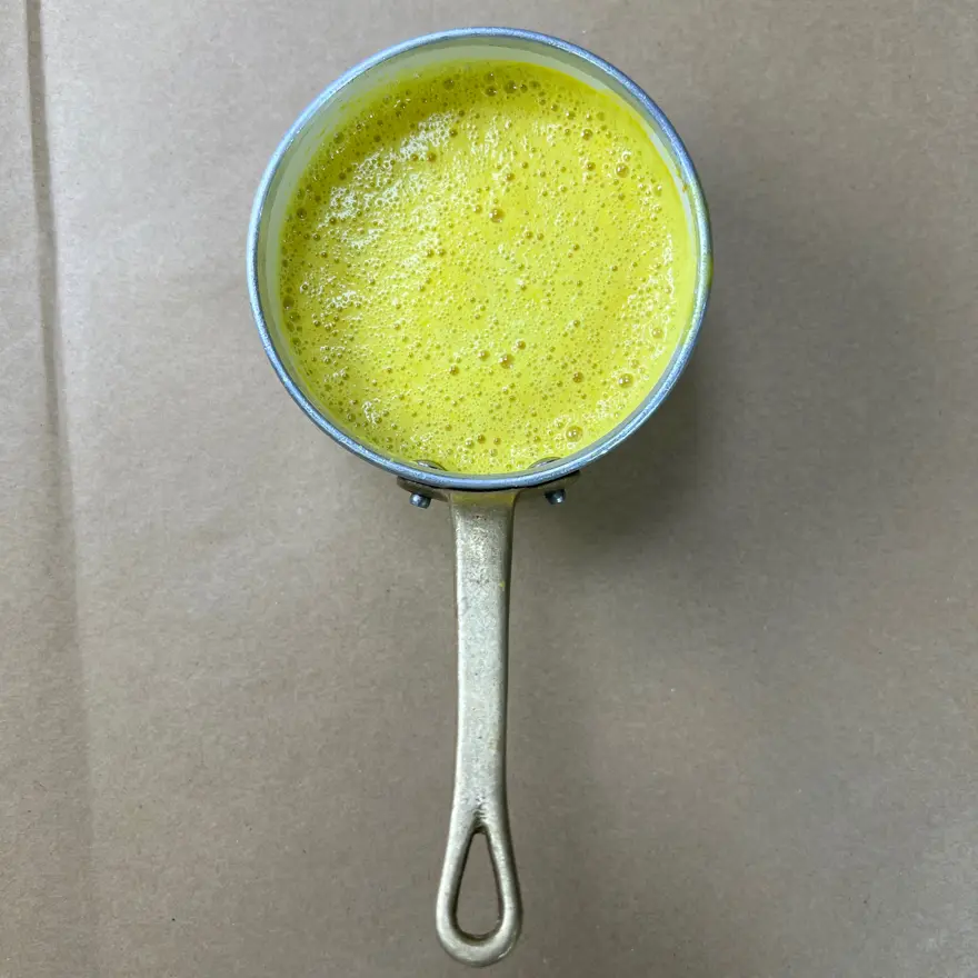 creation thumb for Foamy pumpkin & turmeric sauce 