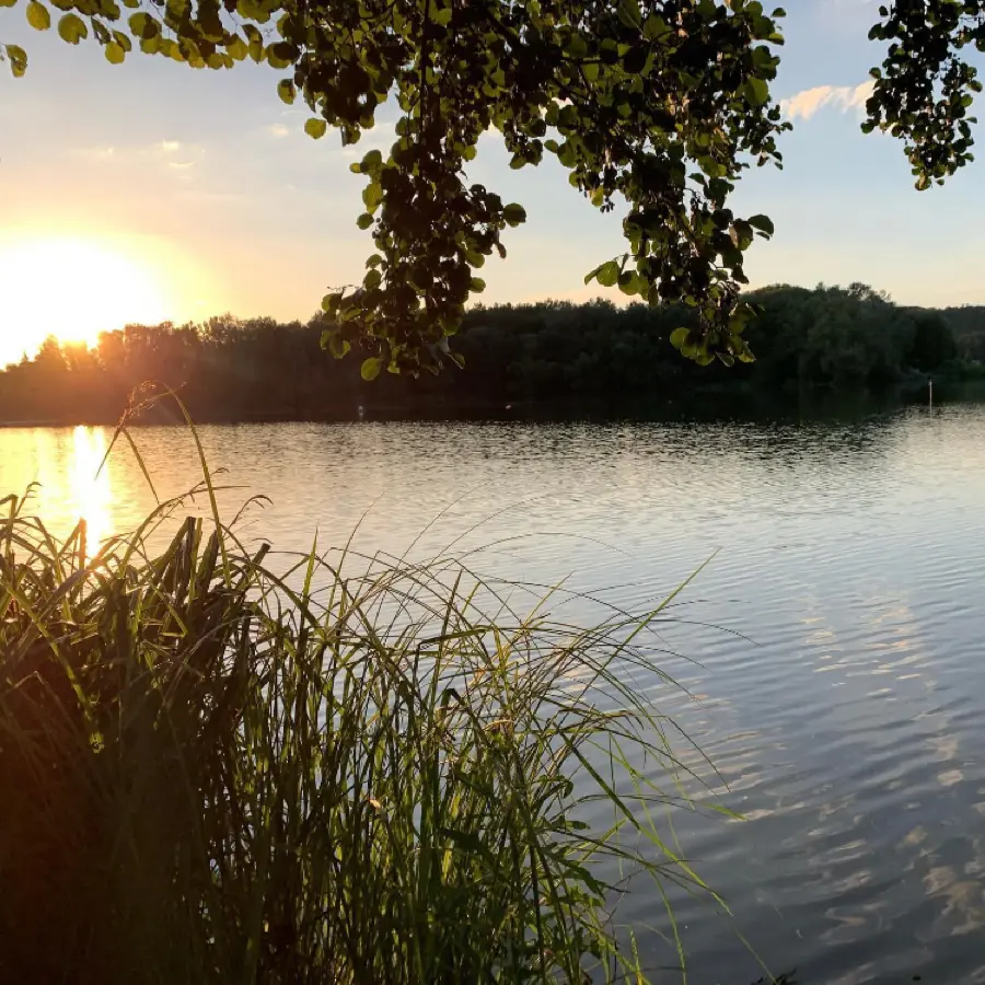 creation thumb for Sonnenuntergang am Kleinen Brombachsee ❤️