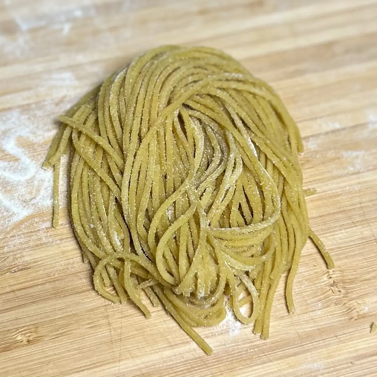 creation thumb for Pistachio Pasta Dough (tagliolini)