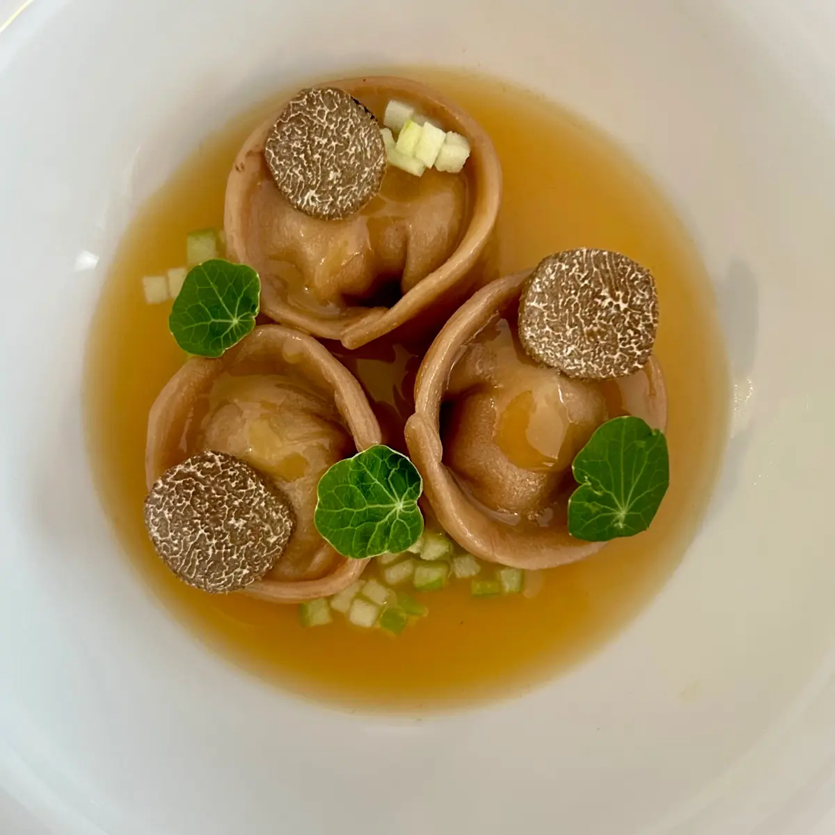 creation thumb for Apple Tortelli with Ricotta & Truffles 🍏
