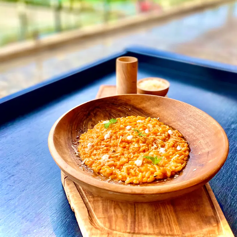 creation thumb for Risotto with roasted peppers