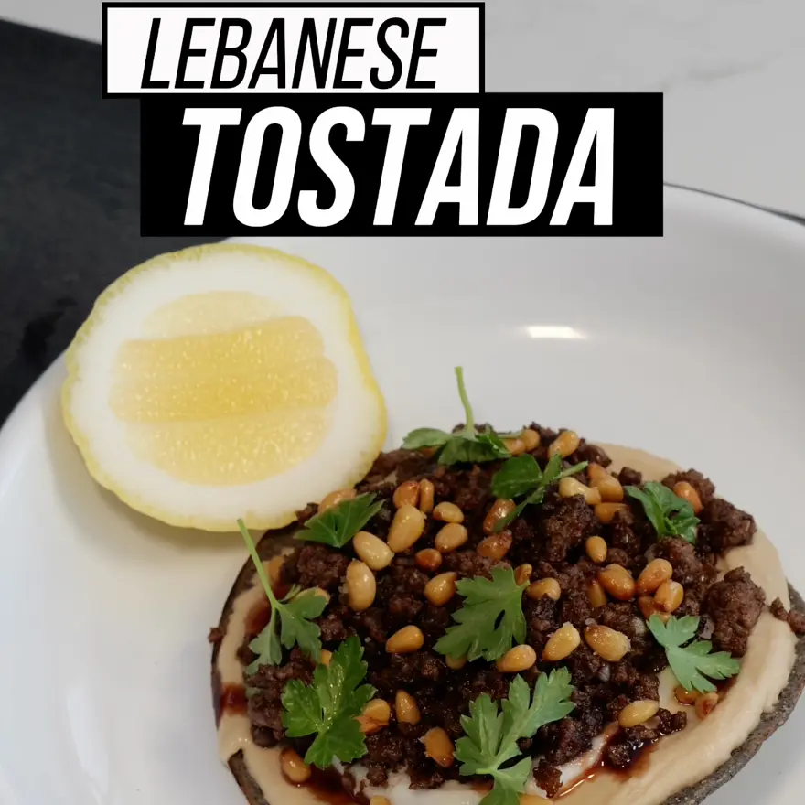 creation thumb for Lebanese Tostada for Cinco de Mayo