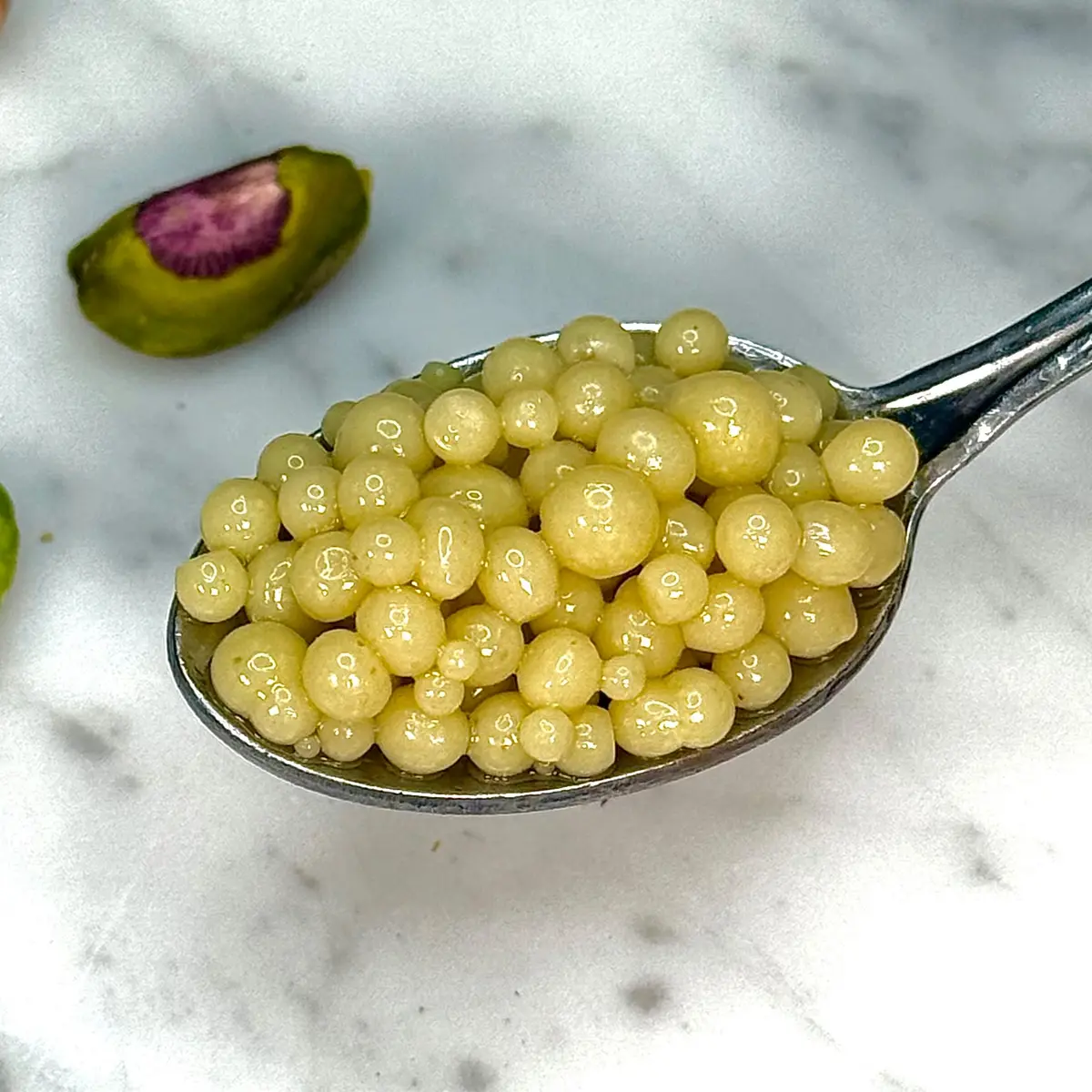 creation thumb for Pistachio caviar