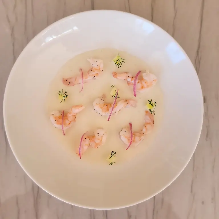 creation thumb for Ceviche EXOpical, gamberi, limone, cocco