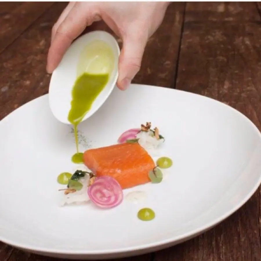 creation thumb for Review of the 2018/19 winter season in St.Anton am Arlberg Salmon trout marinated in herbal broth
