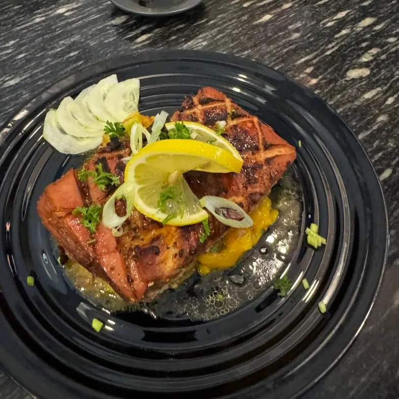 creation thumb for Baked Tuna Belly With Fresh Mango Avocado Salsa 