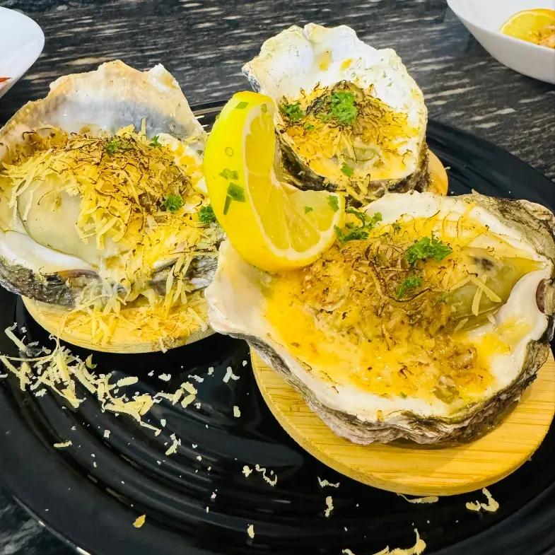creation thumb for Baked Oyster With Butter Squash & Cheese 