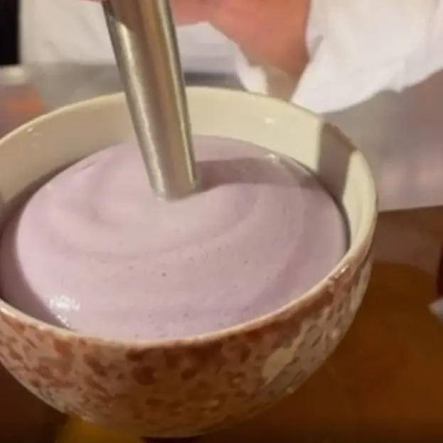 creation thumb for Purple potato mousse