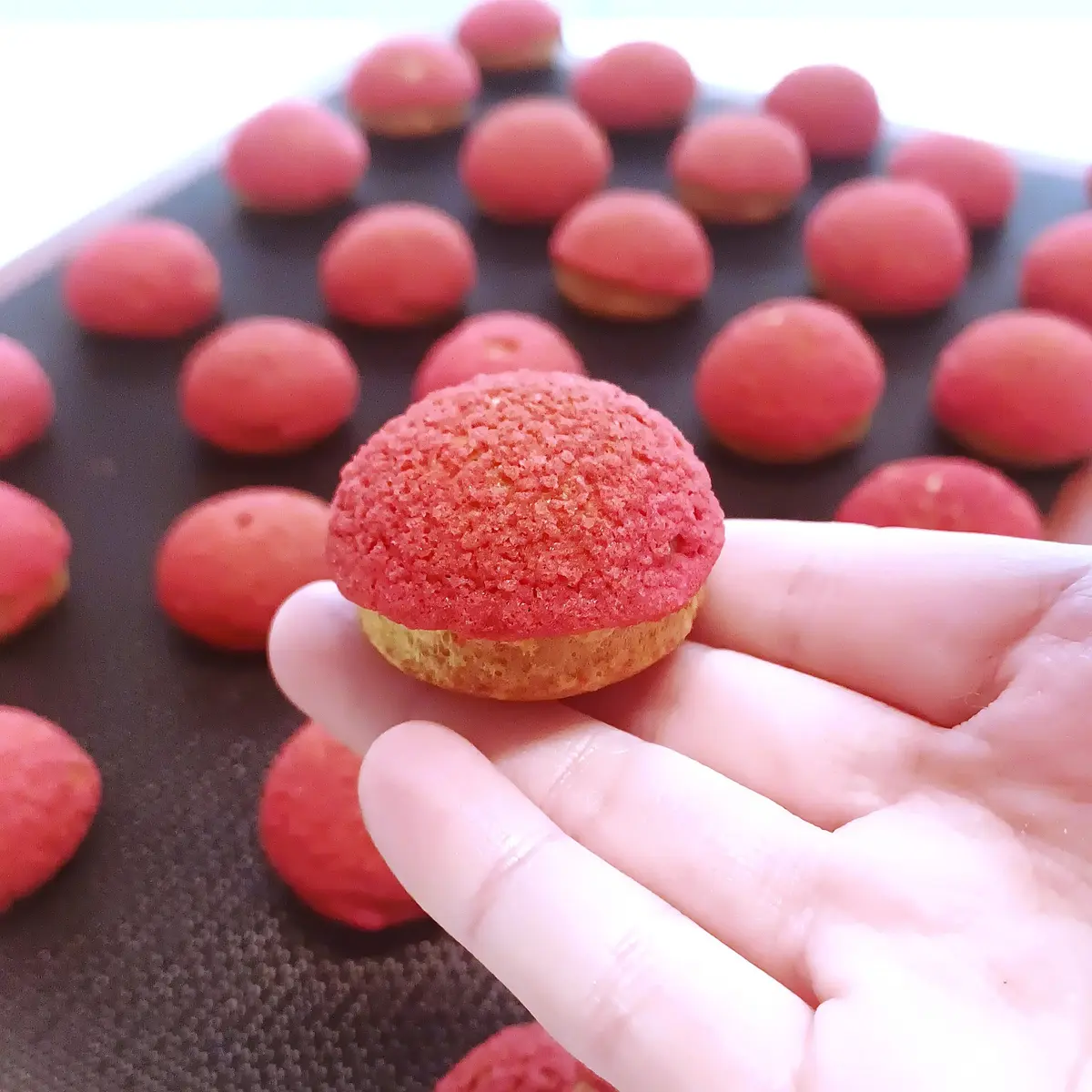 creation thumb for Red Craquelin Choux