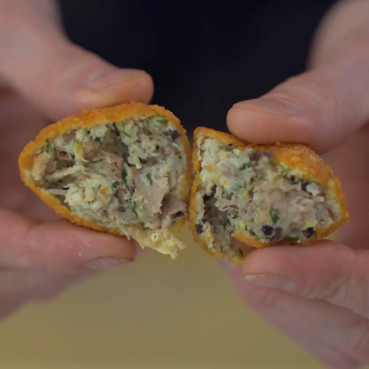 creation thumb for Chicken Confit, Truffle & Foie Gras Croquettes