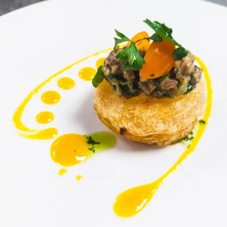 creation thumb for New Crystal  Bread and  Beef Tartare