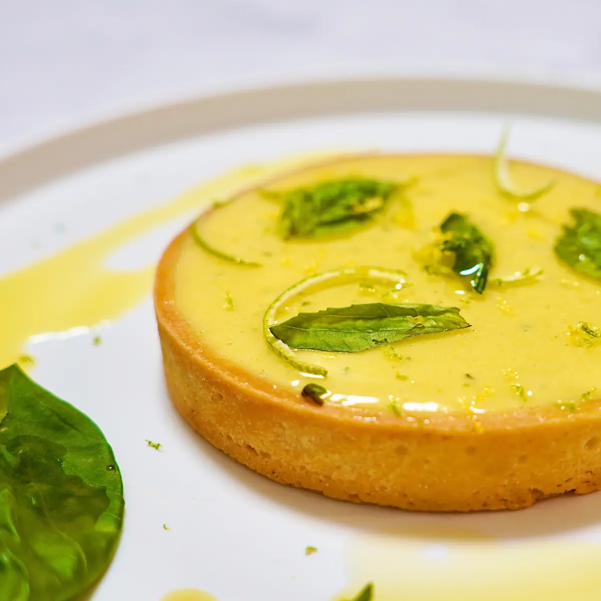 creation thumb for Lime and basil tart