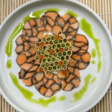 creation thumb for “Ora King Salmon Mosiac Carpaccio” 