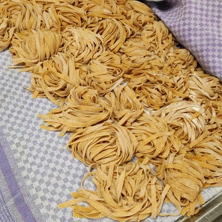 creation thumb for Homemade sourdough pasta