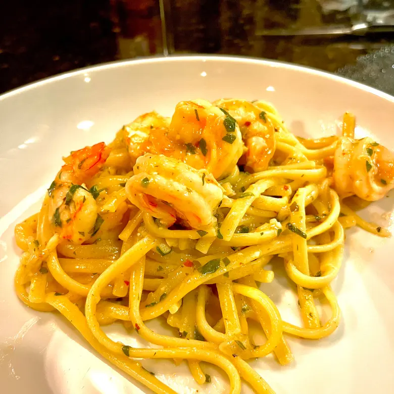 creation thumb for Linguini mit Garnelen Scampi