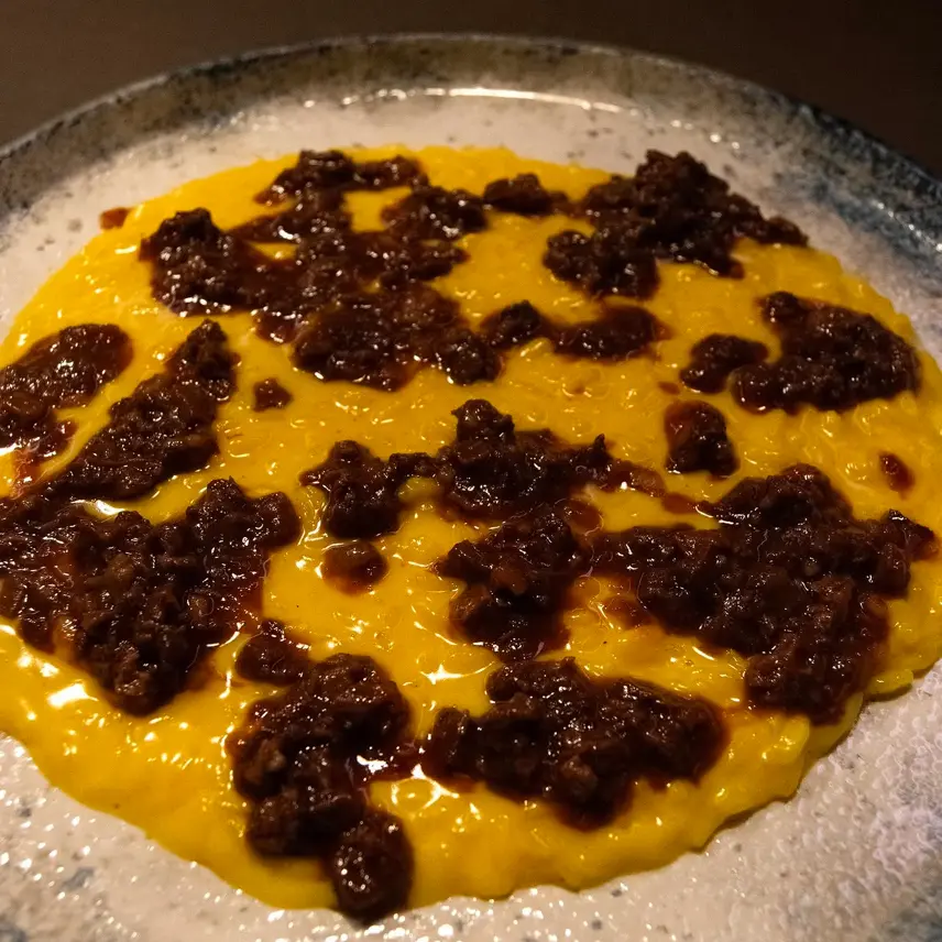 creation thumb for Risotto Giallo con Ragù di Stracotto di Bue