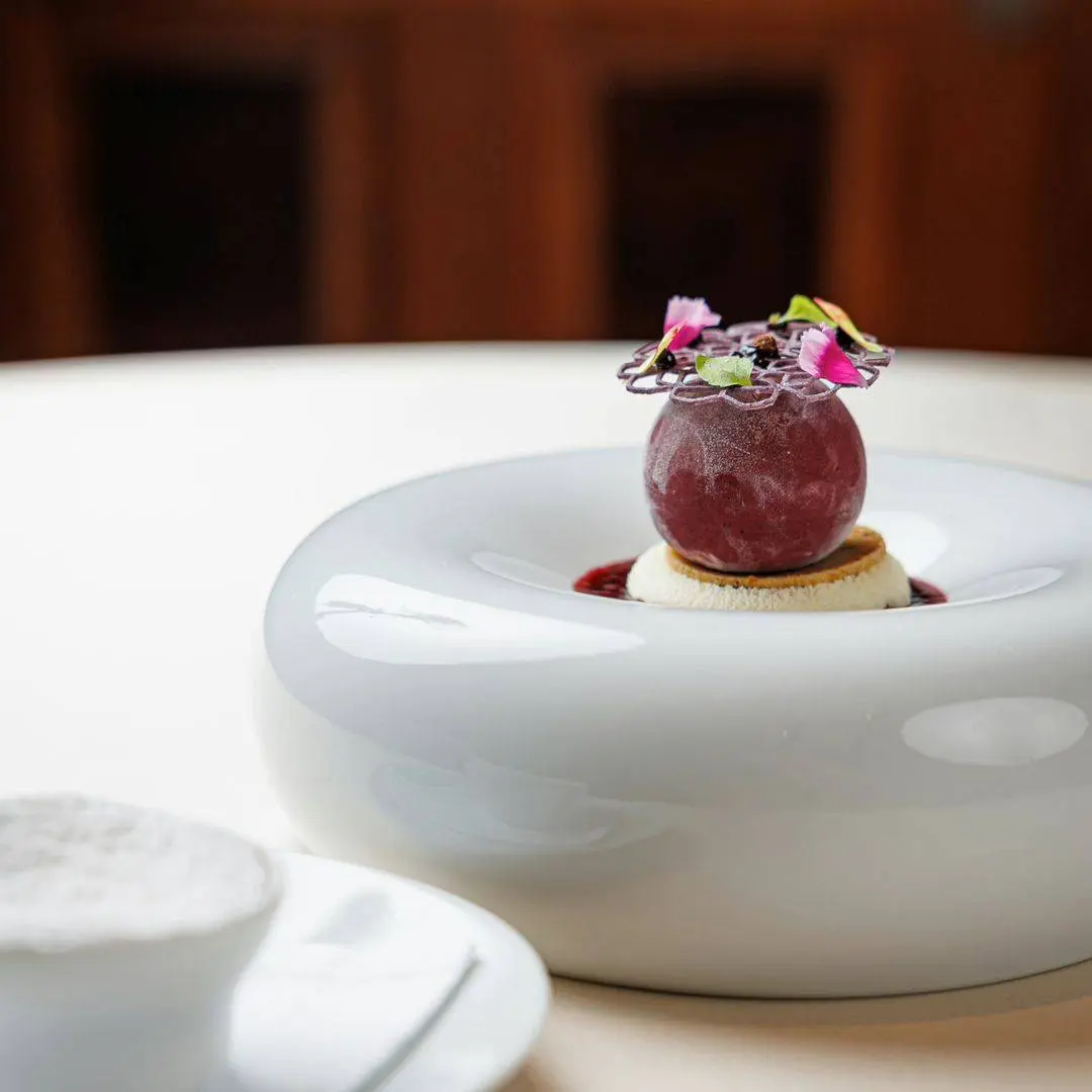 creation thumb for Wild Blueberry | Curd | Tarragon | Szechuan Pepper